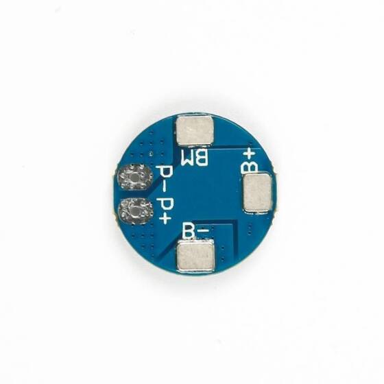 2S 8.4V Lityum Pil Koruma Kartı Yuvarlak 7.4V Aşırı Şarj - Aşırı Deşarj Koruması - 5A Çalışma Akımı - 7A Akım Limiti - 2