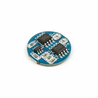 2S 8.4V Lityum Pil Koruma Kartı Yuvarlak 7.4V Aşırı Şarj - Aşırı Deşarj Koruması - 5A Çalışma Akımı - 7A Akım Limiti - 3