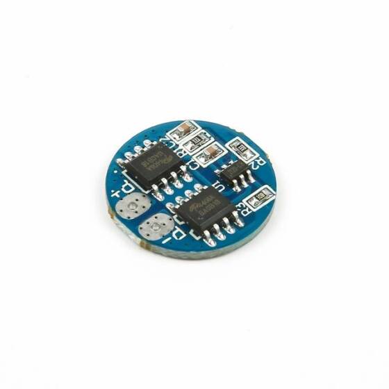 2S 8.4V Lityum Pil Koruma Kartı Yuvarlak 7.4V Aşırı Şarj - Aşırı Deşarj Koruması - 5A Çalışma Akımı - 7A Akım Limiti - 4