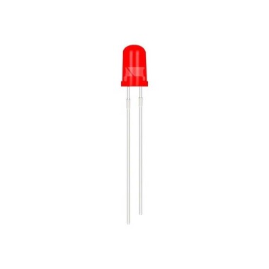 2V 20mA 3mm Kırmızı Led 28mm Bacak Uzunluğu - 2