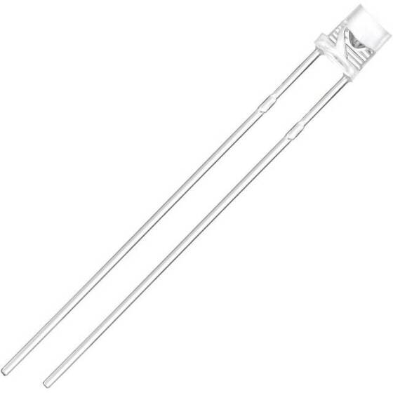 2V 20mA 3mm Şeffaf Kırmızı+Yeşil Çift Renk Led CC 28mm Bacak Uzunluğu - 4