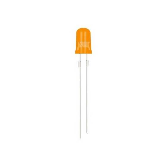 2V 20mA 5mm Turuncu Led 28mm Bacak Uzunluğu - 2