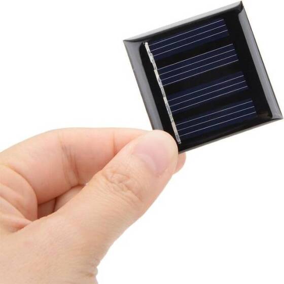 2V 40MA Polikristalin Silikon Lamine Güneş Paneli 60x60mm - 5
