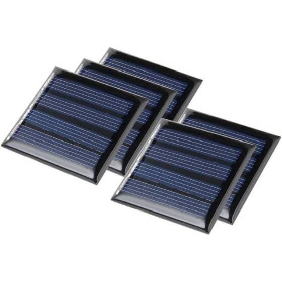 2V 50MA Polikristalin Silikon Lamine Güneş Paneli 54x45mm - 1