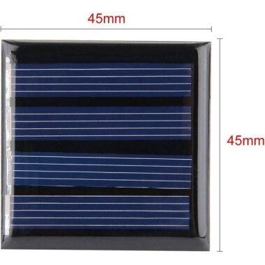 2V 50MA Polikristalin Silikon Lamine Güneş Paneli 54x45mm - 3