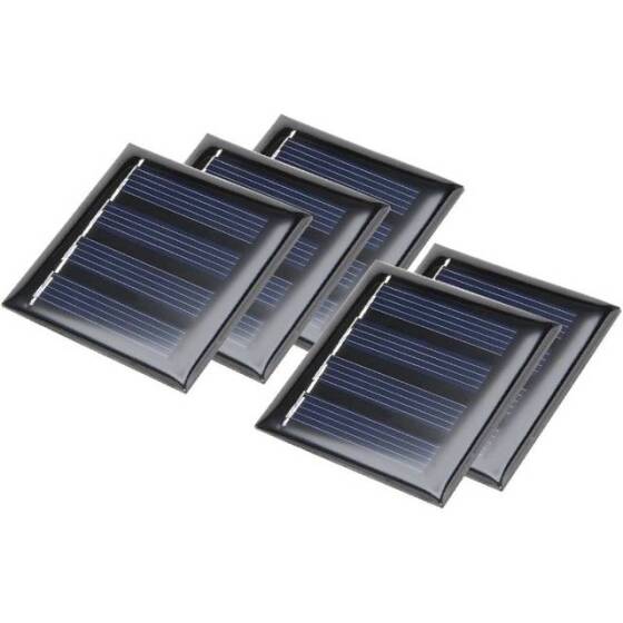 2V 80MA Polikristalin Silikon Lamine Güneş Paneli 58x54.5mm - 1
