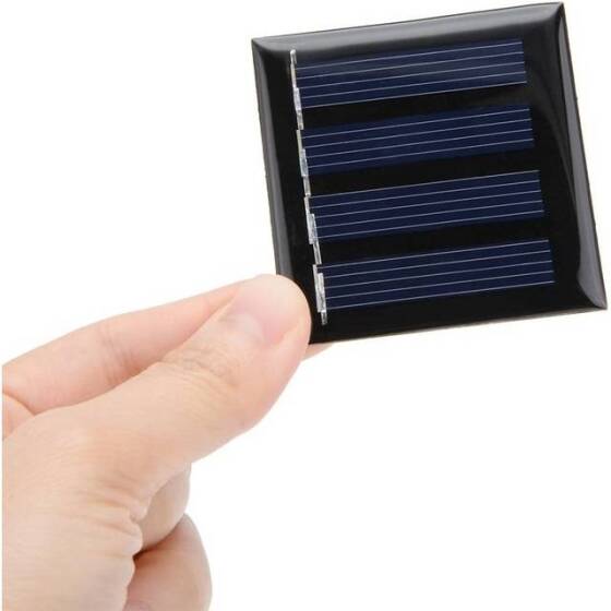 2V 80MA Polikristalin Silikon Lamine Güneş Paneli 60x60mm - 5