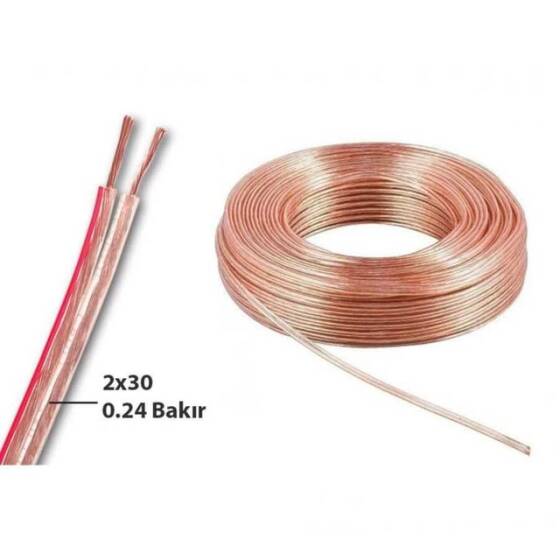 2x0.50 Kordon Kablo - 1 metre - 1