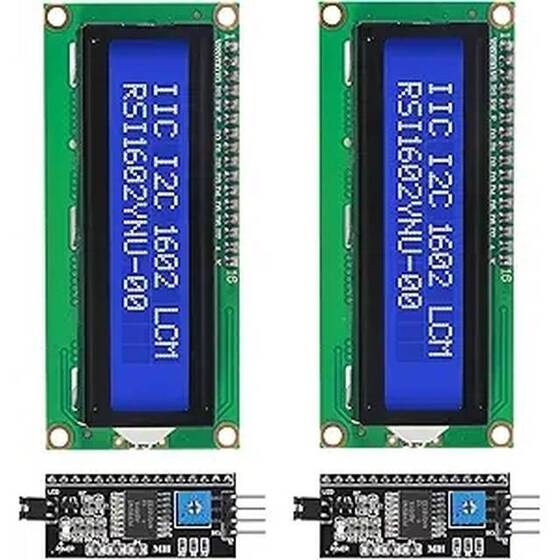 2x16 Lcd Ekran Mavi I2C Modüllü - 1
