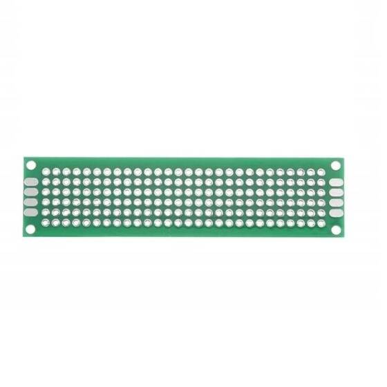 2x8cm Tek Yüzlü Delikli Pertinaks - Prototip PCB - 2