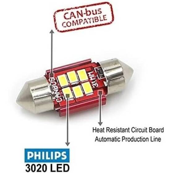 3020 Kırmızı SMD LED - 3