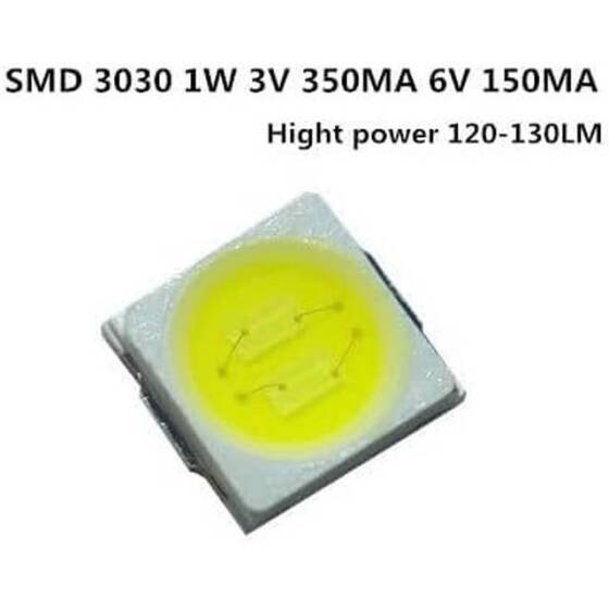 3030 0.5W 3V Sarı SMD LED - 5