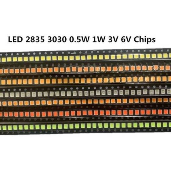 3030 1W 3V Sarı SMD LED - 4