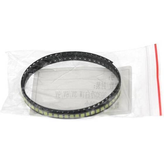 3030 1W Beyaz SMD LED Top Kafalı - 2