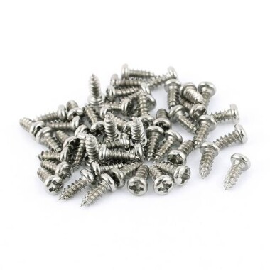 304 Paslanmaz Çelik Çapraz Gömme Yassı Başlı Akıllı Vida M3 8mm - 1