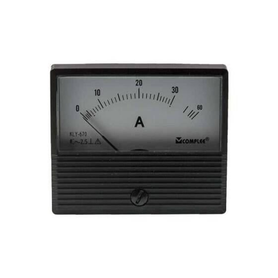 30A Analog Ampermetre - Panel Tipi Ölçü Aleti KLY-T670 - 1