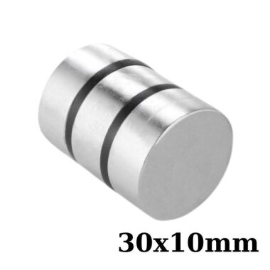 30x10mm Neodyum Güçlü Mıknatıs - Neodim Magnet - Görsu Elektronik