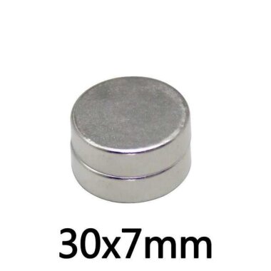 30X7mm Neodyum Güçlü Mıknatıs - Neodim Magnet - Görsu Elektronik