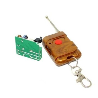 315MHz 12V 1 Kanal Röle Modülü Kablosuz Uzaktan Kumanda Anahtarı - Pilli - 4