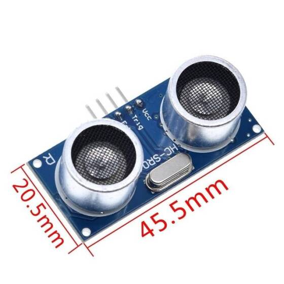 3.3-5.5V HC-SR04+ Ultrasonik Sensör 4 Pin - 1