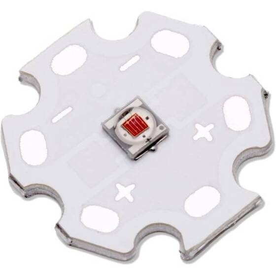 3535 Bitki Kırmızı 3W 120 Derece Power Led Top Başlıklı - 1