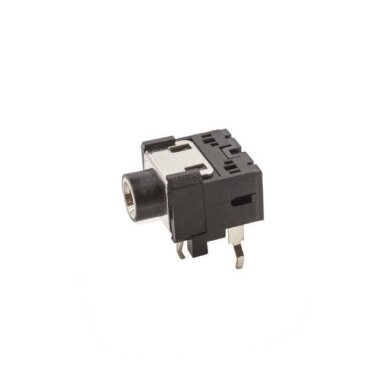 3.5mm Stereo Jack Dişi - Siyah - 1