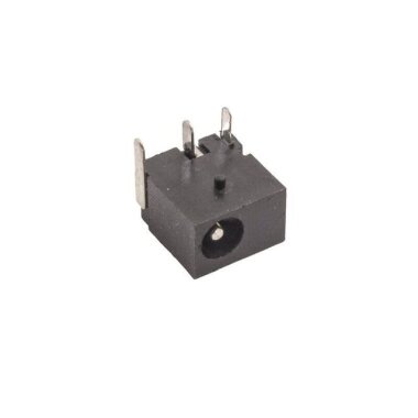 3.5x1.3mm DC Jack Şasesi - İğne Pinli - Görsu Elektronik