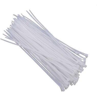 3.6mmx250mm Kablo Bağı Beyaz - 100 Adet - 1