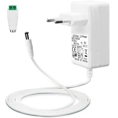 36W 12V 3A Süper İnce Plastik Kasa Led Özel Kablolu Güç Kaynağı - 1