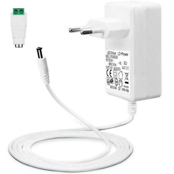 36W 12V 3A Süper İnce Plastik Kasa Led Özel Kablolu Güç Kaynağı - 1