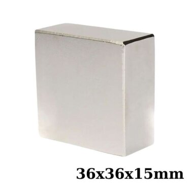36x36x15mm Neodyum Güçlü Mıknatıs - Neodim Magnet - Görsu Elektronik