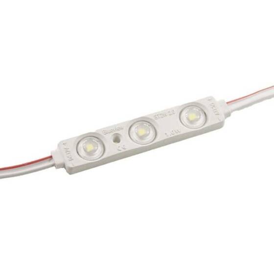 3'lü Mercekli Modül Led - Beyaz 12V 0.75W - 1