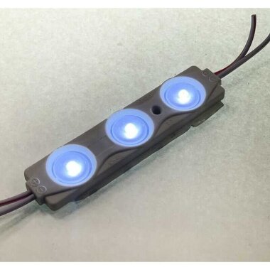 3'lü Mercekli Modül Led - Beyaz 12V 1.2W - 2