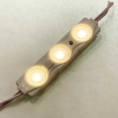 3'lü Mercekli Modül Led - Gün Işığı 12V 1.2W - 2