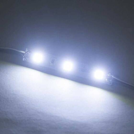 3'lü Merceksiz Modül Led - Beyaz 12V 0.50W - 2