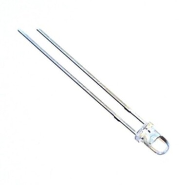 3mm Şeffaf Sarı Led - 1