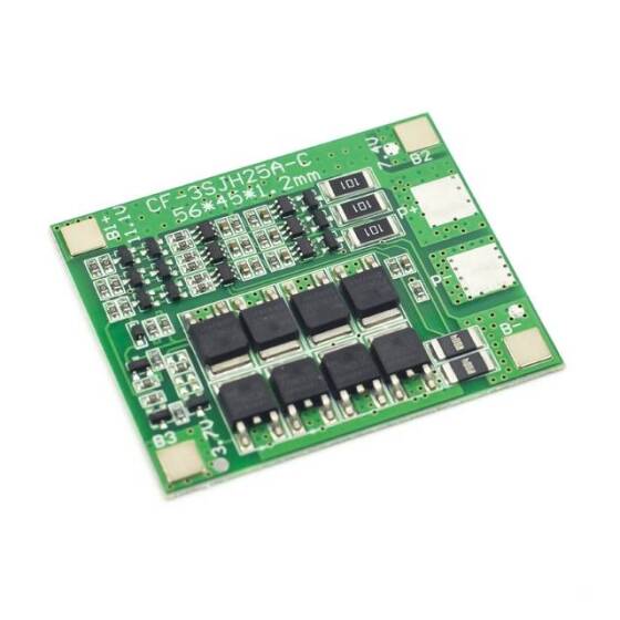3S 25A 12V 18650 Lityum Pil Koruma Kartı 11.1V 12.6V - 2