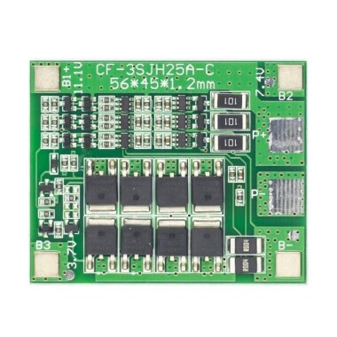 3S 25A 12V 18650 Lityum Pil Koruma Kartı 11.1V 12.6V - 5