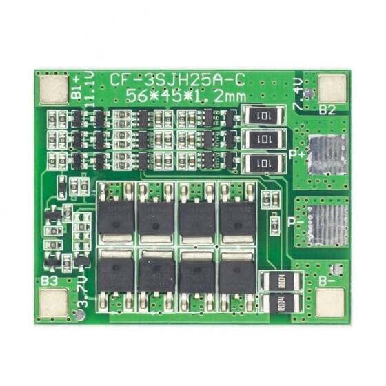 3S 25A 12V 18650 Lityum Pil Koruma Kartı 11.1V 12.6V - 5