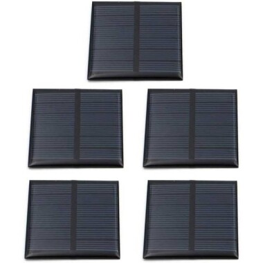 3V 120MA Günel Paneli - Solar Panel - Güneş Pili 15cm Kablolu 55x55mm - 1