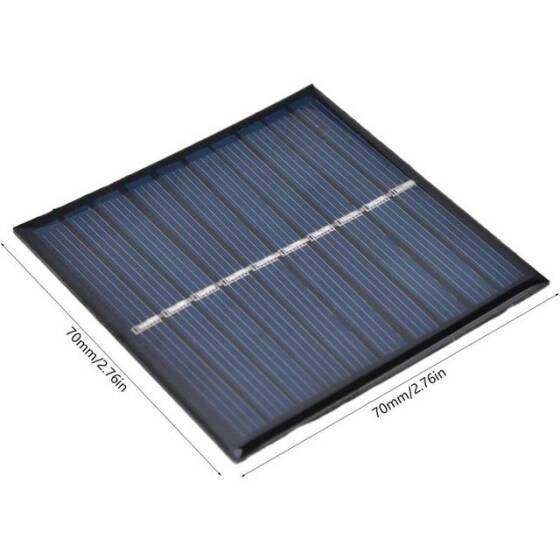 3V 210MA Güneş Paneli - Solar Panel - Güneş Pili 70x70mm - 2