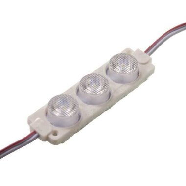 3W Mercekli Modül 3'lü Led - Gün Işığı 12V - 1