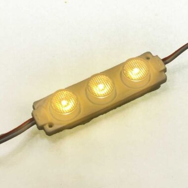 3W Mercekli Modül 3'lü Led - Gün Işığı 12V - 2