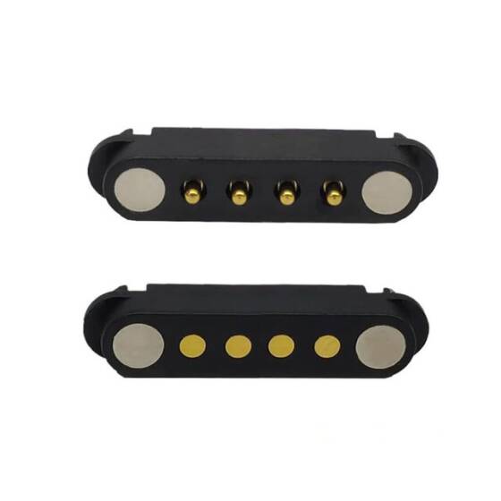 4 Pin 2.54mm Pogo Pin Manyetik Konnektör Takımı - 1