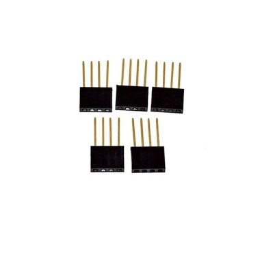 4 Pin Dişi 11mm Boyunda İstiflenebilir Başlık Konektörü - 1