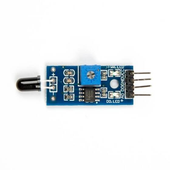 4 Pin IR Kızılötesi Alev Algılama Sensör Modülü - 1