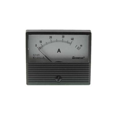 40A Analog Ampermetre - Panel Tipi Ölçü Aleti KLY-T670 - Complee