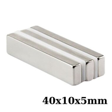 40x10x5mm Neodyum Güçlü Mıknatıs - Neodim Magnet - Görsu Elektronik
