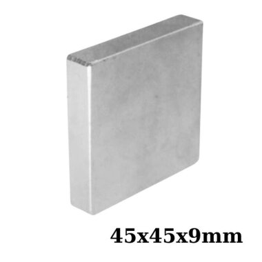 45x45x9mm Neodyum Güçlü Mıknatıs - Neodim Magnet - Görsu Elektronik
