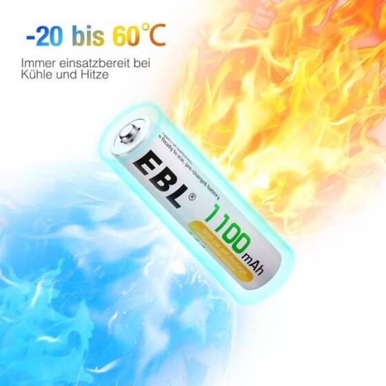 4PCS GP AAA 1100MAH Ni-MH Şarj Edilebilir Pil - 5
